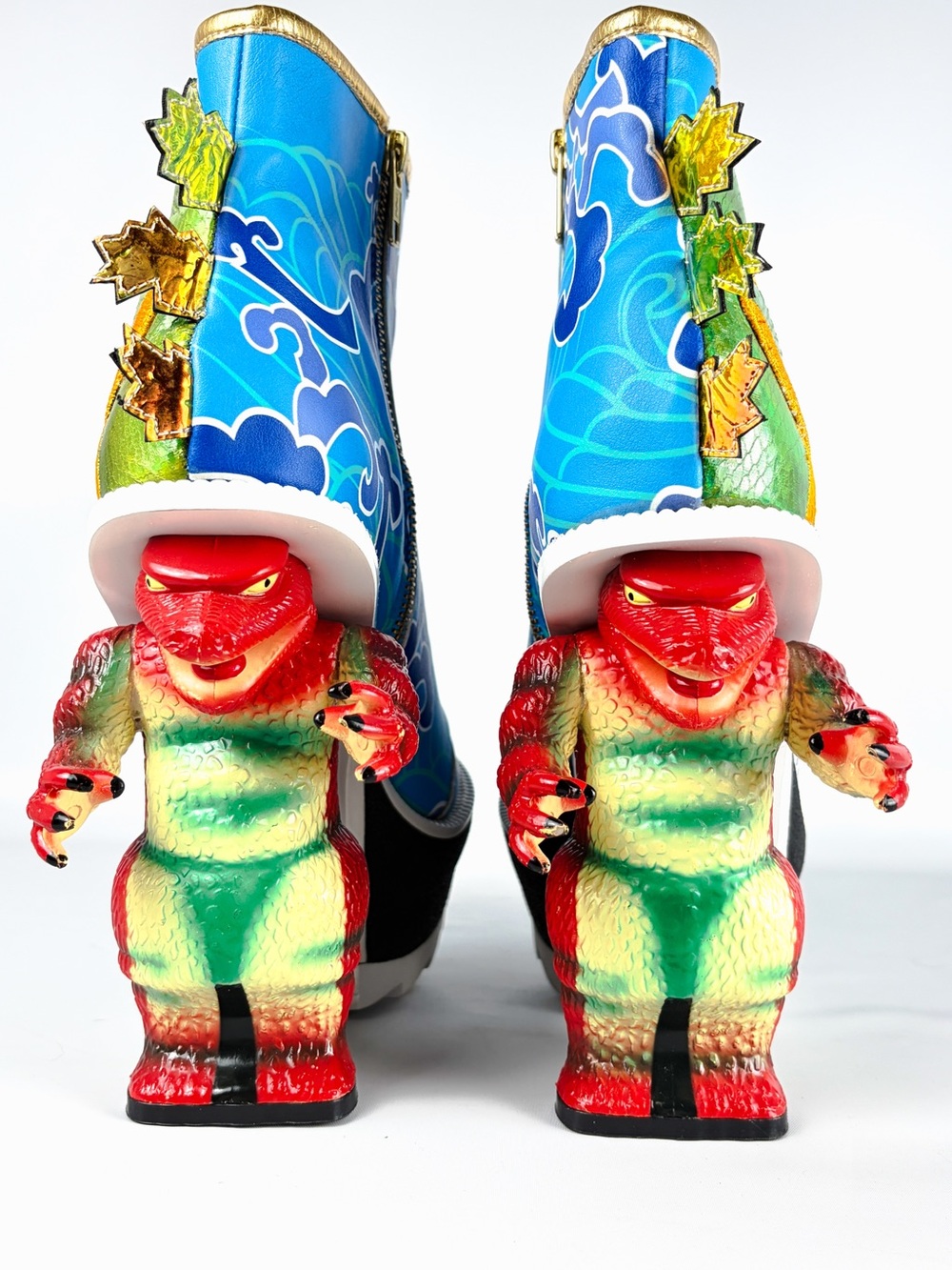 Irregular Choice Jurassotop Dinosaur Platform Boots – Size 38 – NIB - Picture 4 of 6